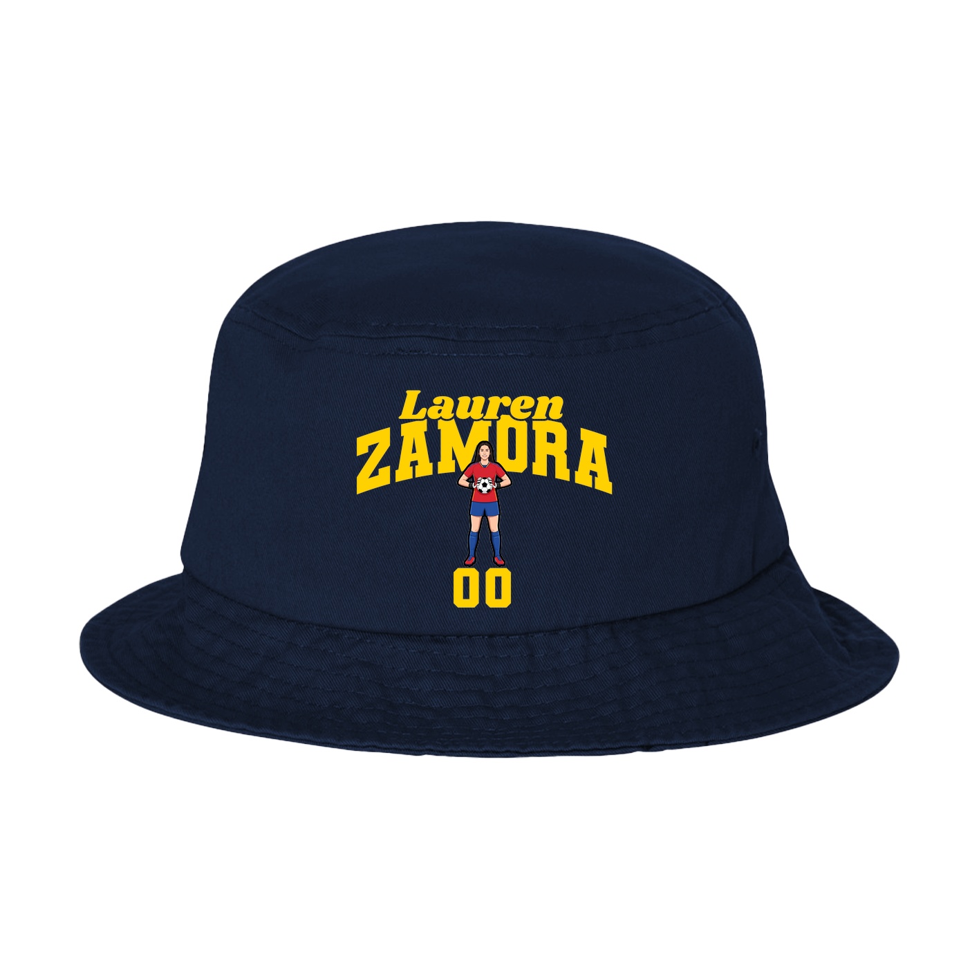 Bucket Cap — Signature Arch in Navy