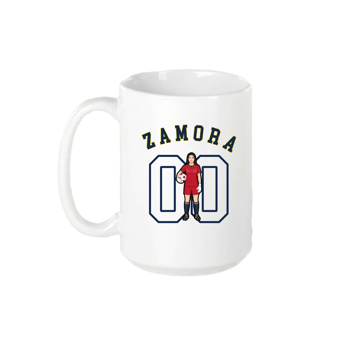 15oz Coffee Mug — Shirsey Arch in White