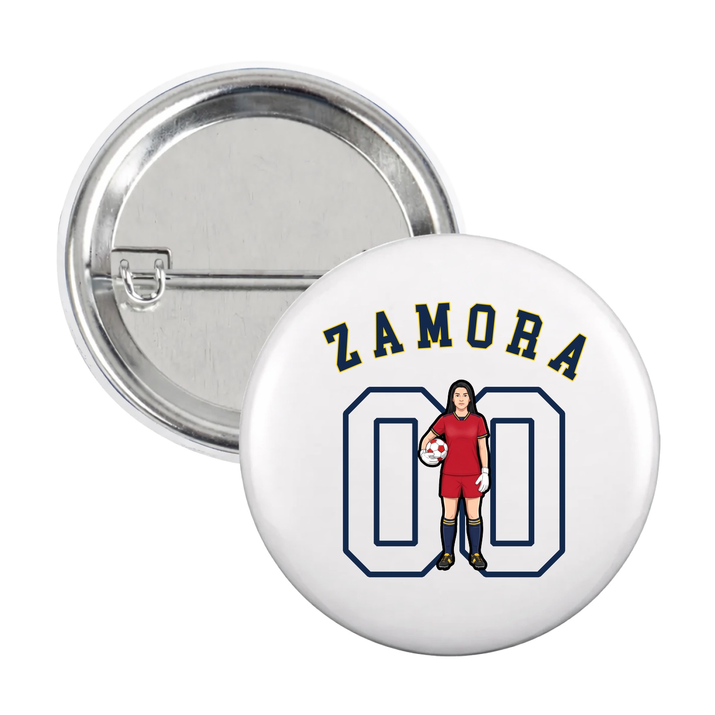 Game Day Button — Shirsey Arch in White