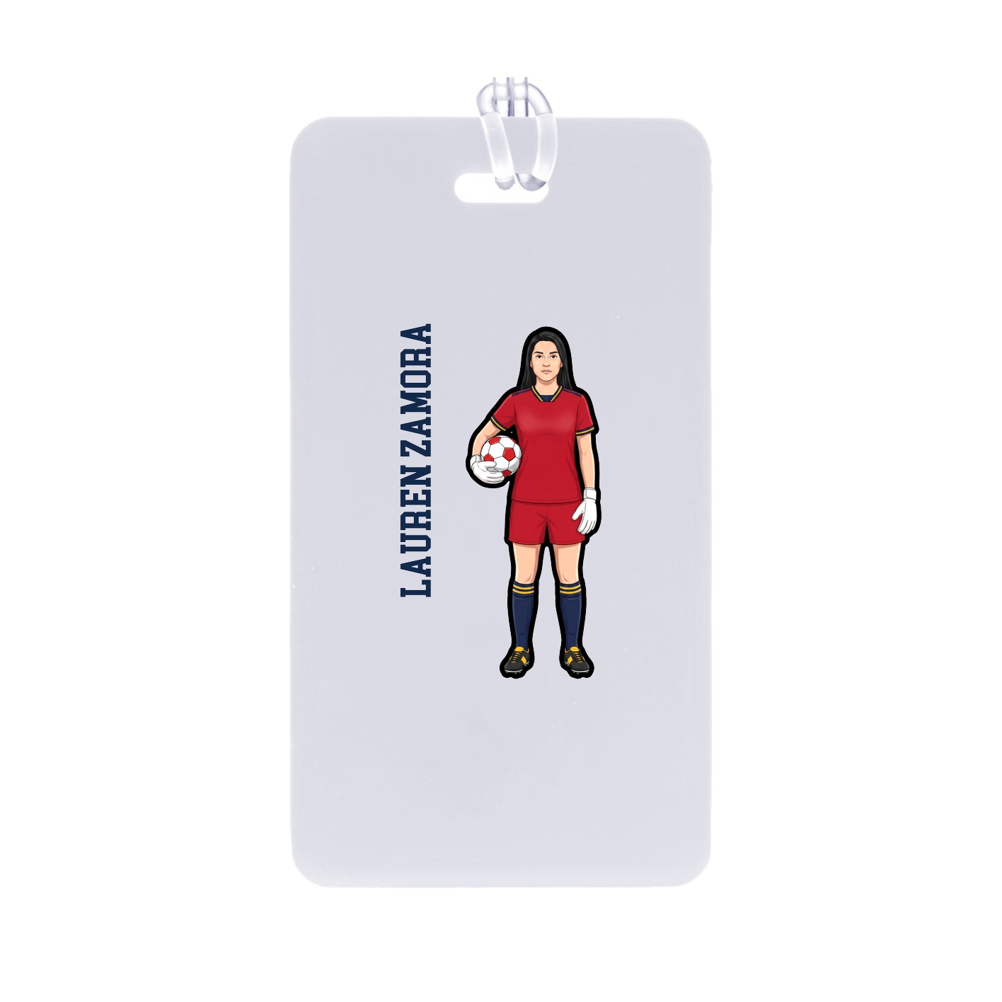 Bag Tag — Name Vertical in Classic
