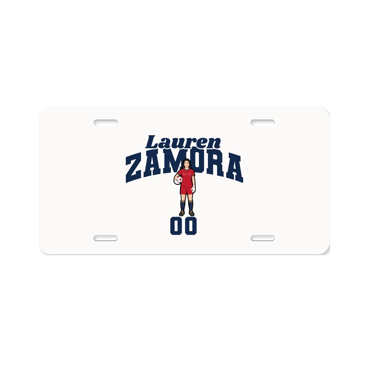 License Plate — Signature Arch in Classic