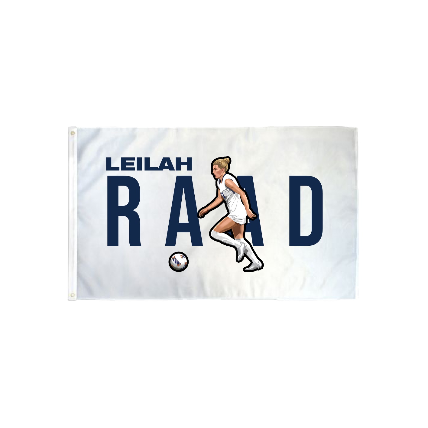 3x5 Flag — Player Name in Classic