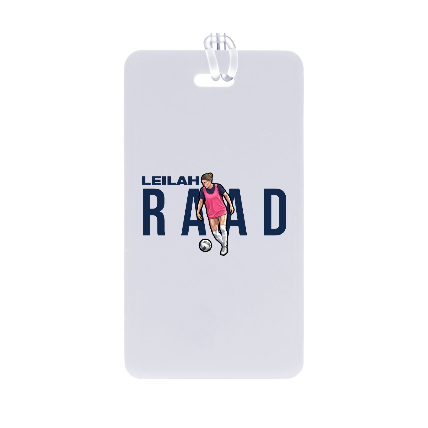 Bag Tag — Player Name in Classic