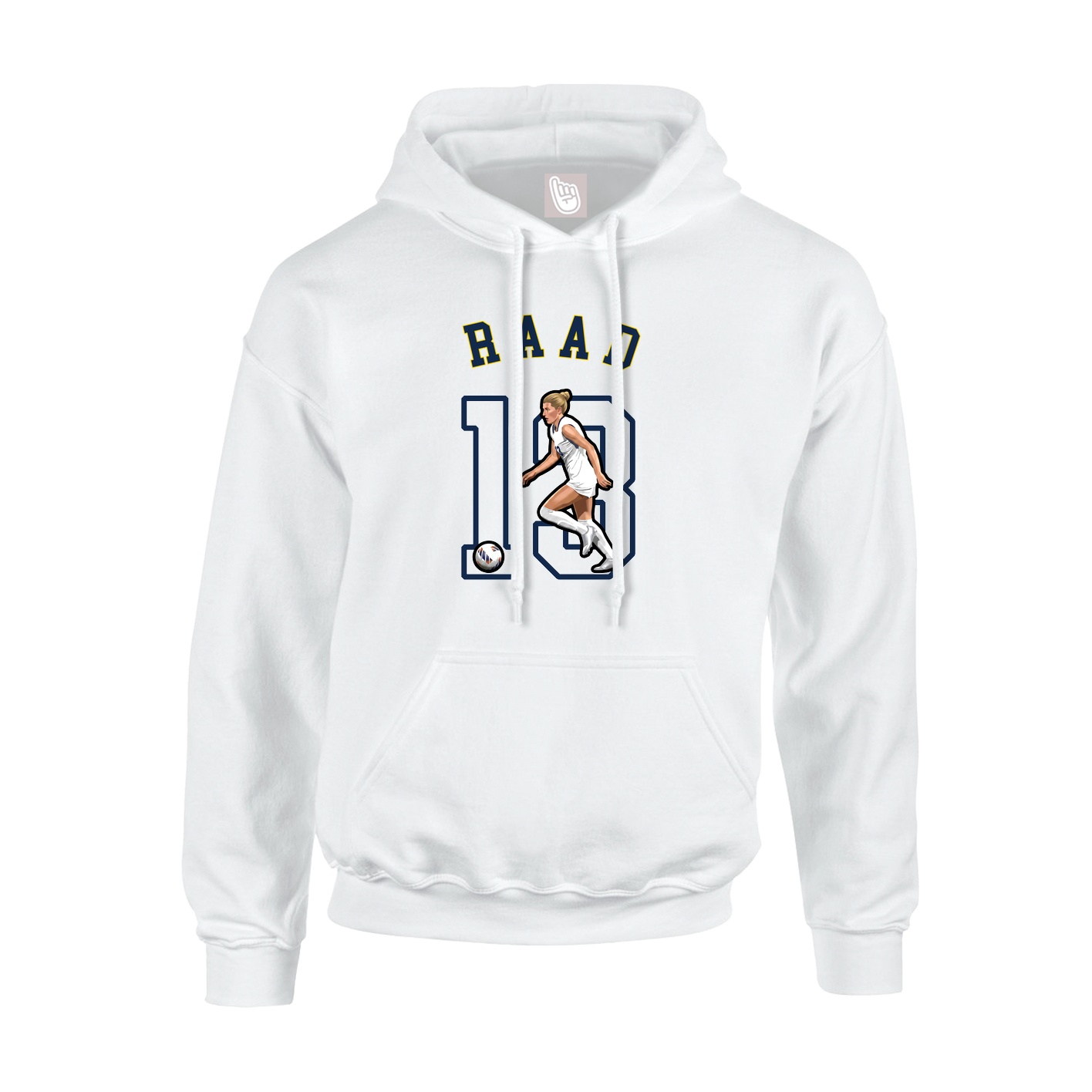Youth Hoodie — Shirsey Arch in White