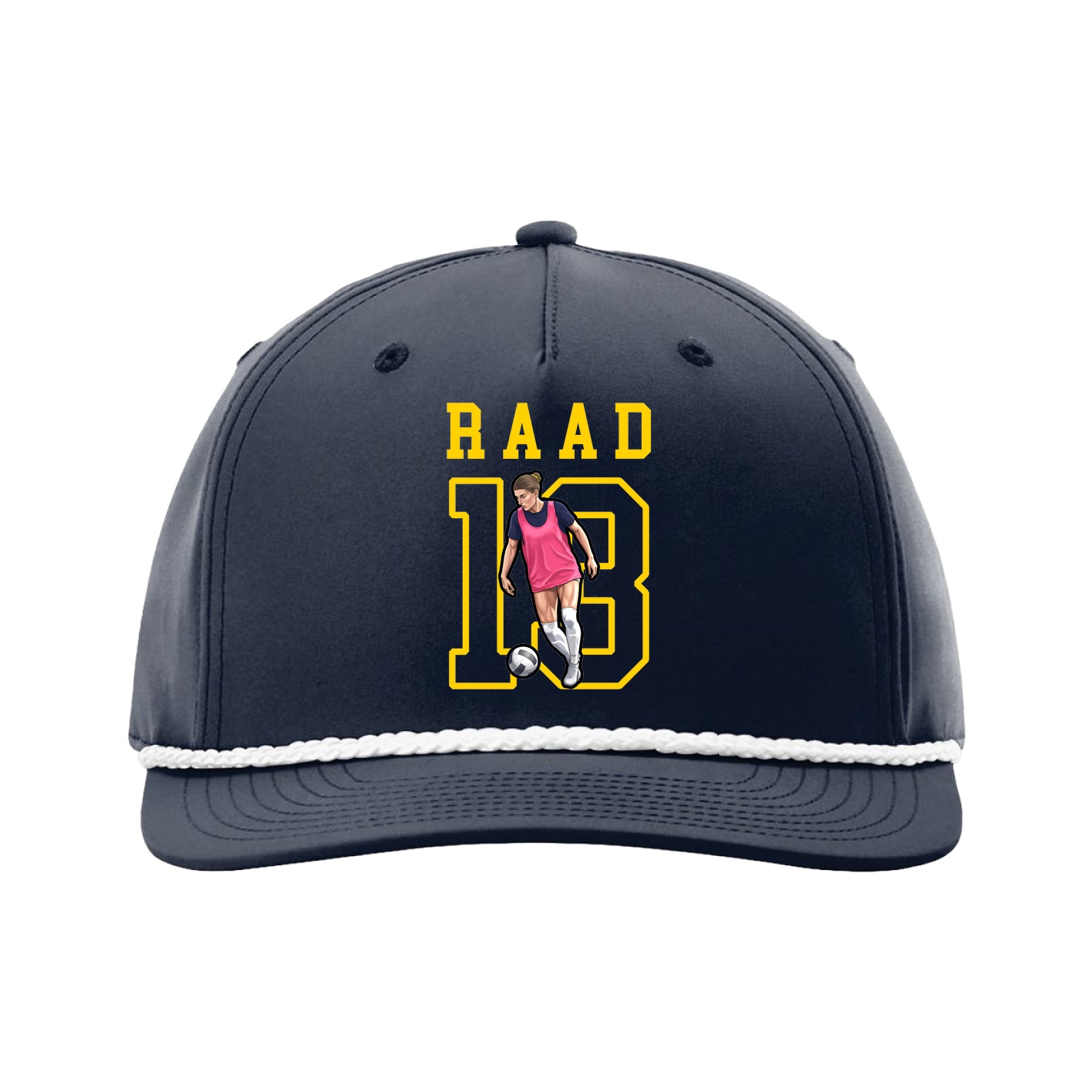 Five-Panel Classic Rope Cap — Shirsey in Navy