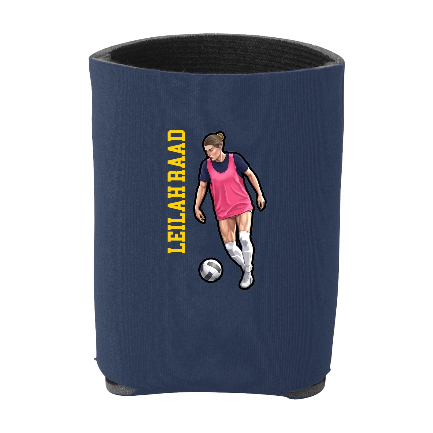 Can Holder — Name Vertical in Navy