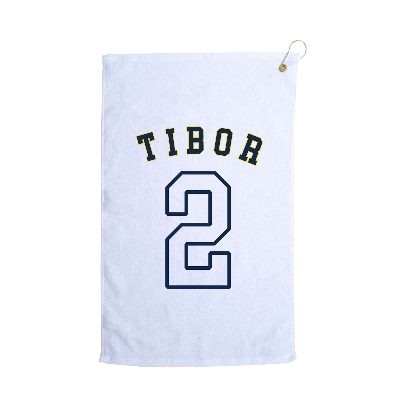 Golf Towel — Shirsey Arch in White