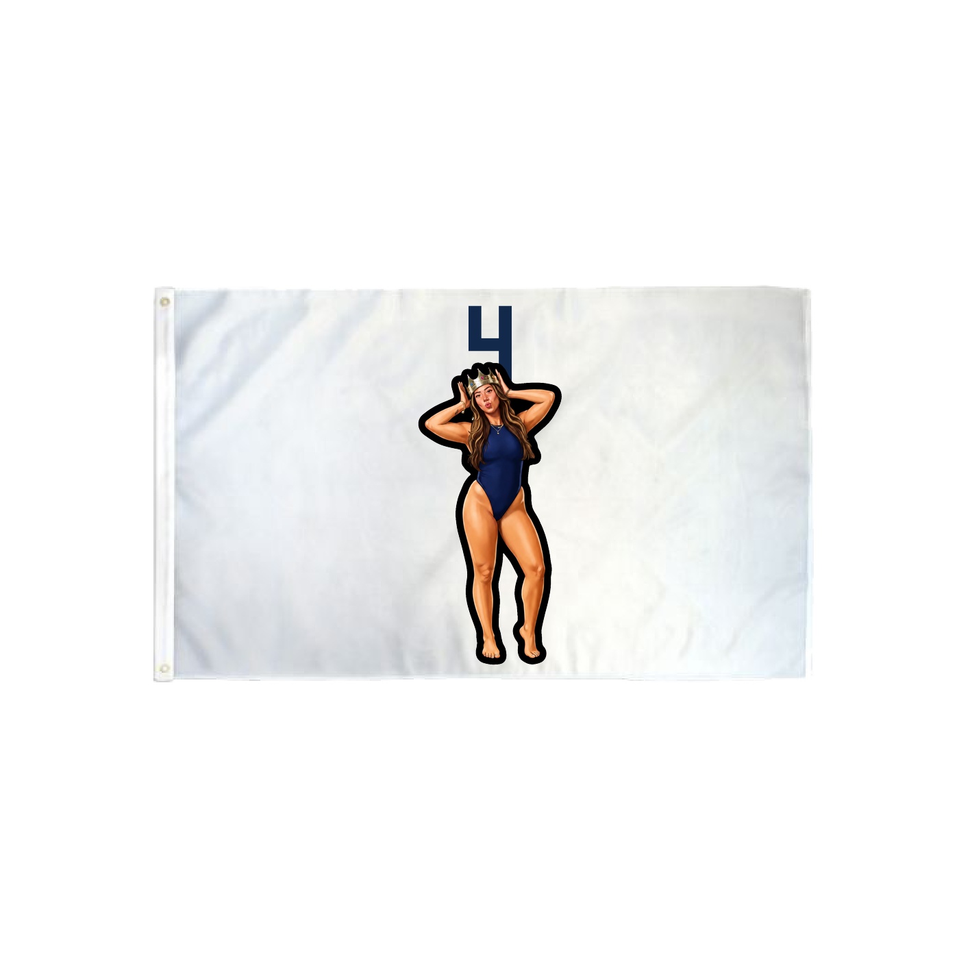 3x5 Flag — Number Top in Classic