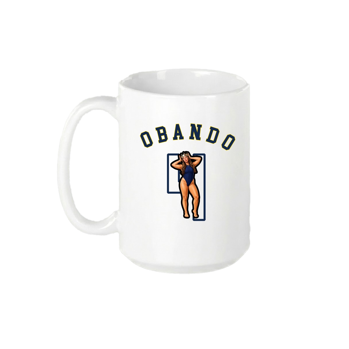 15oz Coffee Mug — Shirsey Arch in White