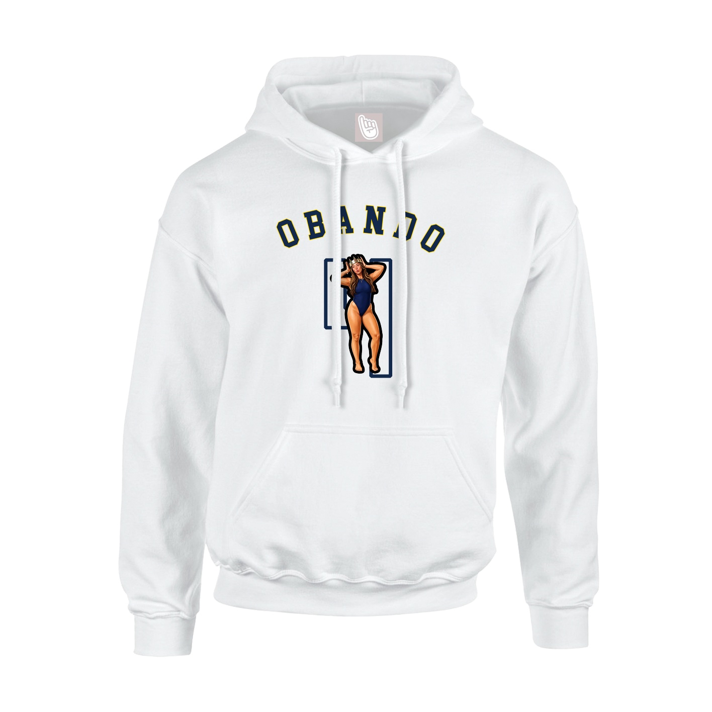 Youth Hoodie — Shirsey Arch in White