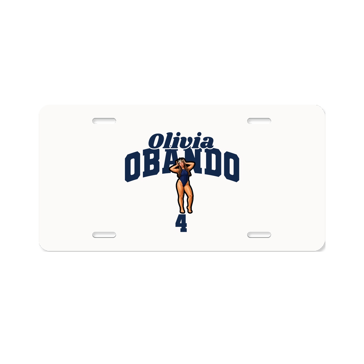 License Plate — Signature Arch in Classic