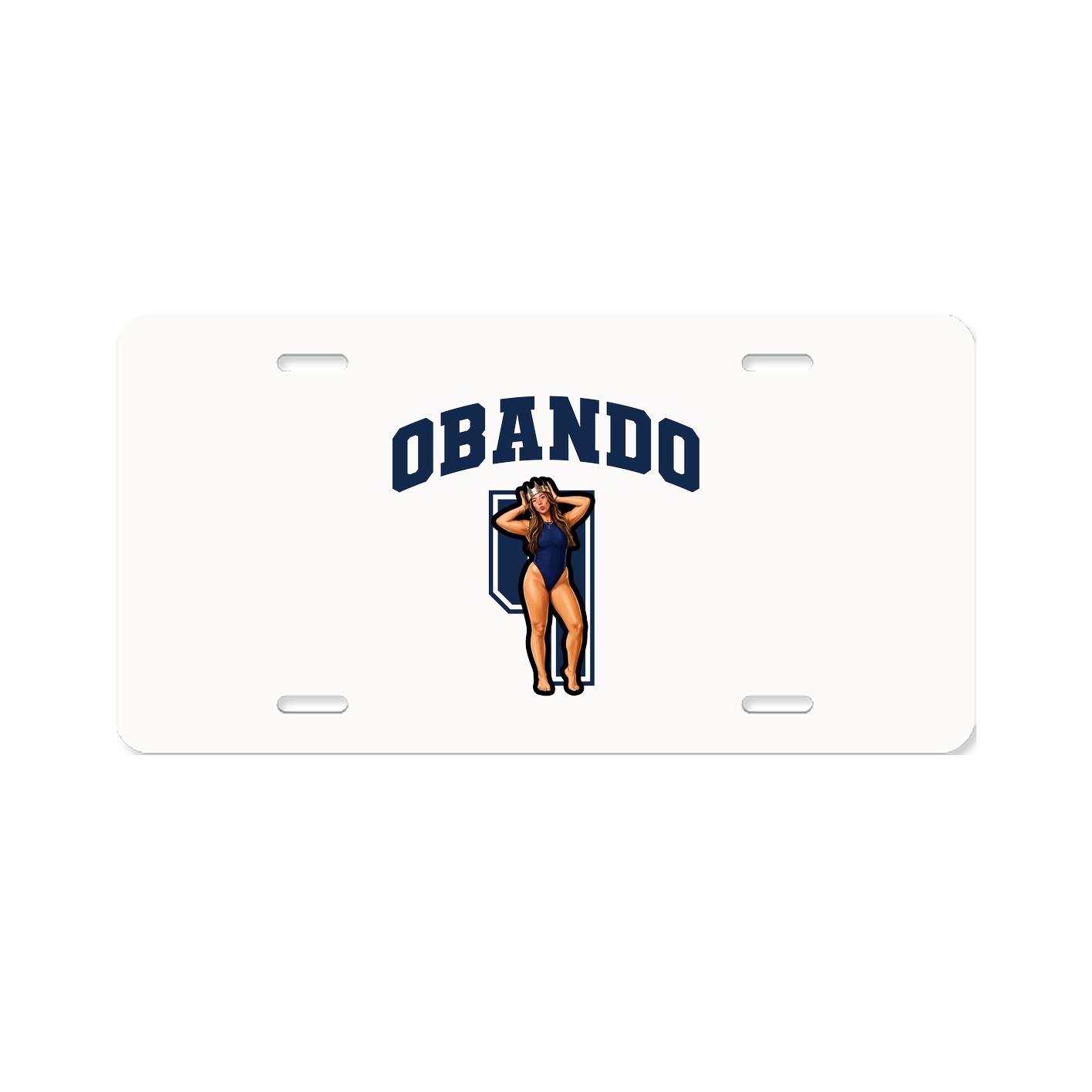 License Plate — Number in Classic