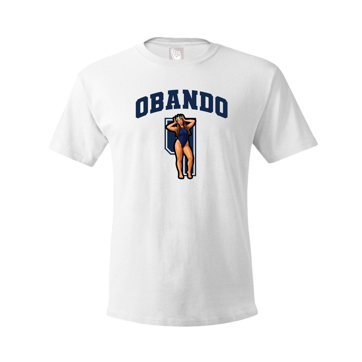 Youth Tee — Number in White