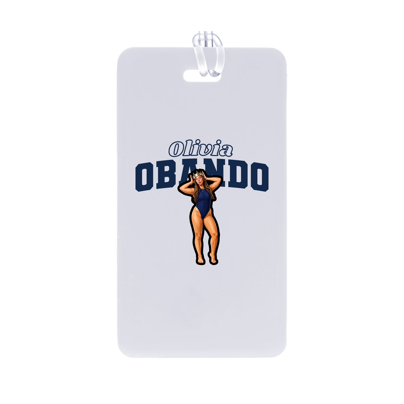 Bag Tag — Name Arch in Classic