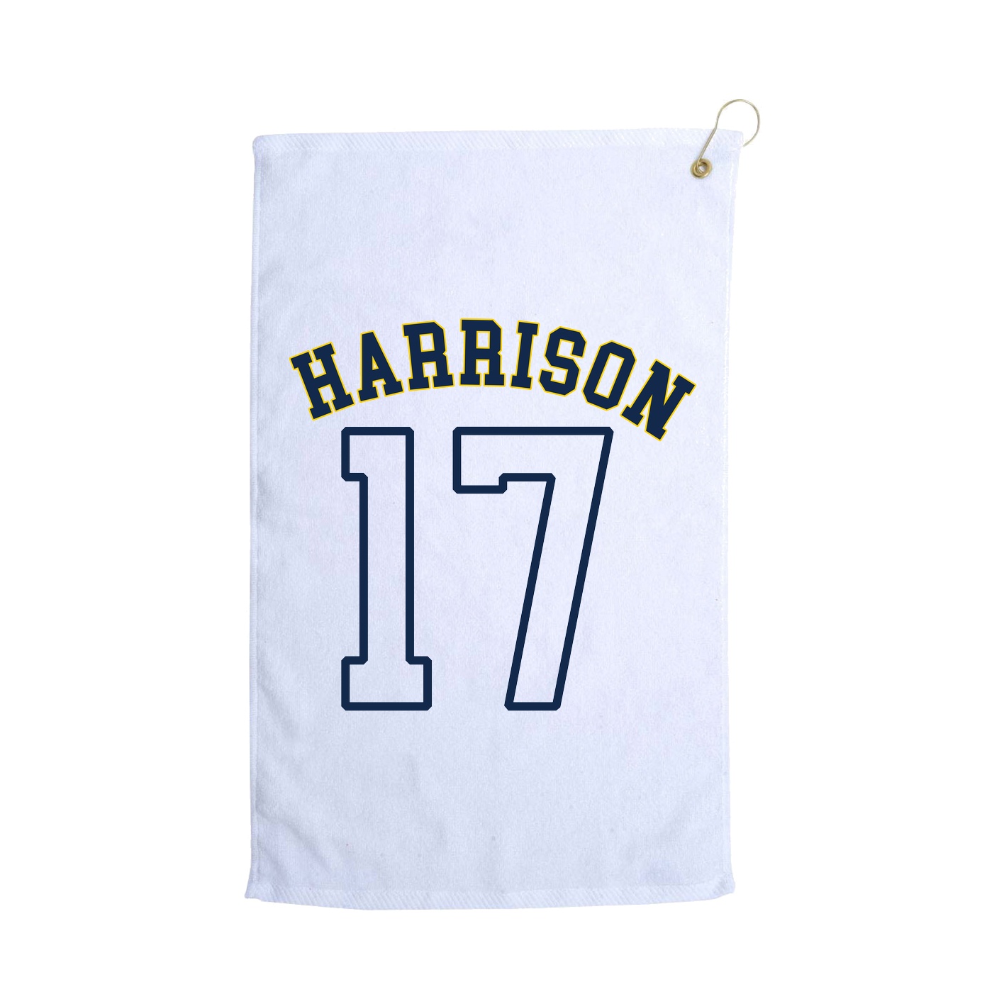 Golf Towel — Shirsey Arch in White
