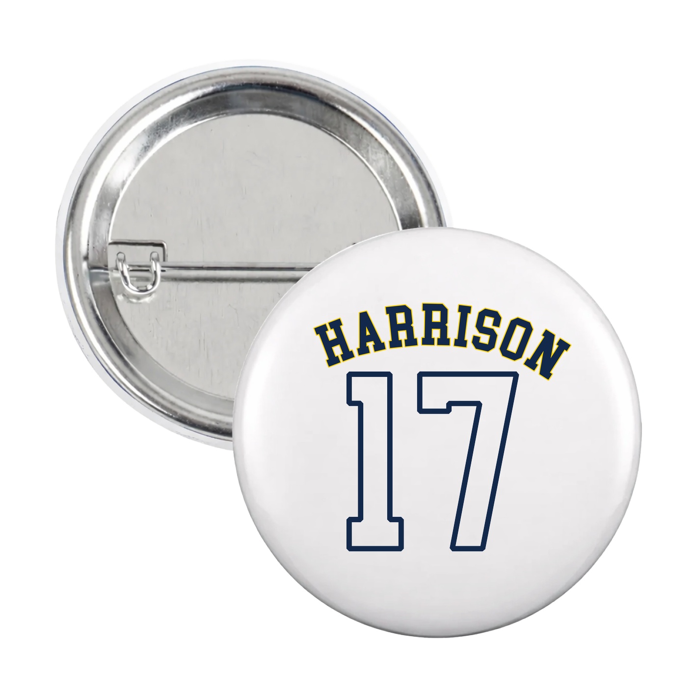 Game Day Button — Shirsey Arch in White