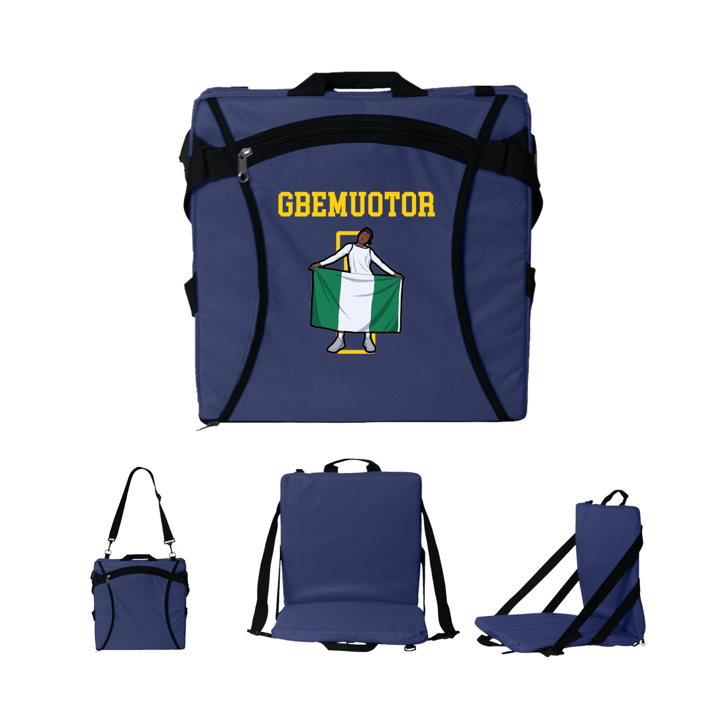 Folding Stadium Seat — Shirsey in Navy