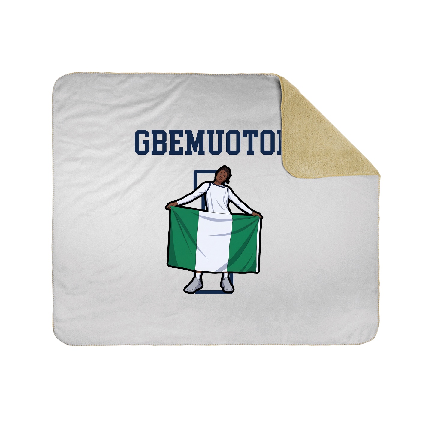 Throw Blanket — Shirsey in White