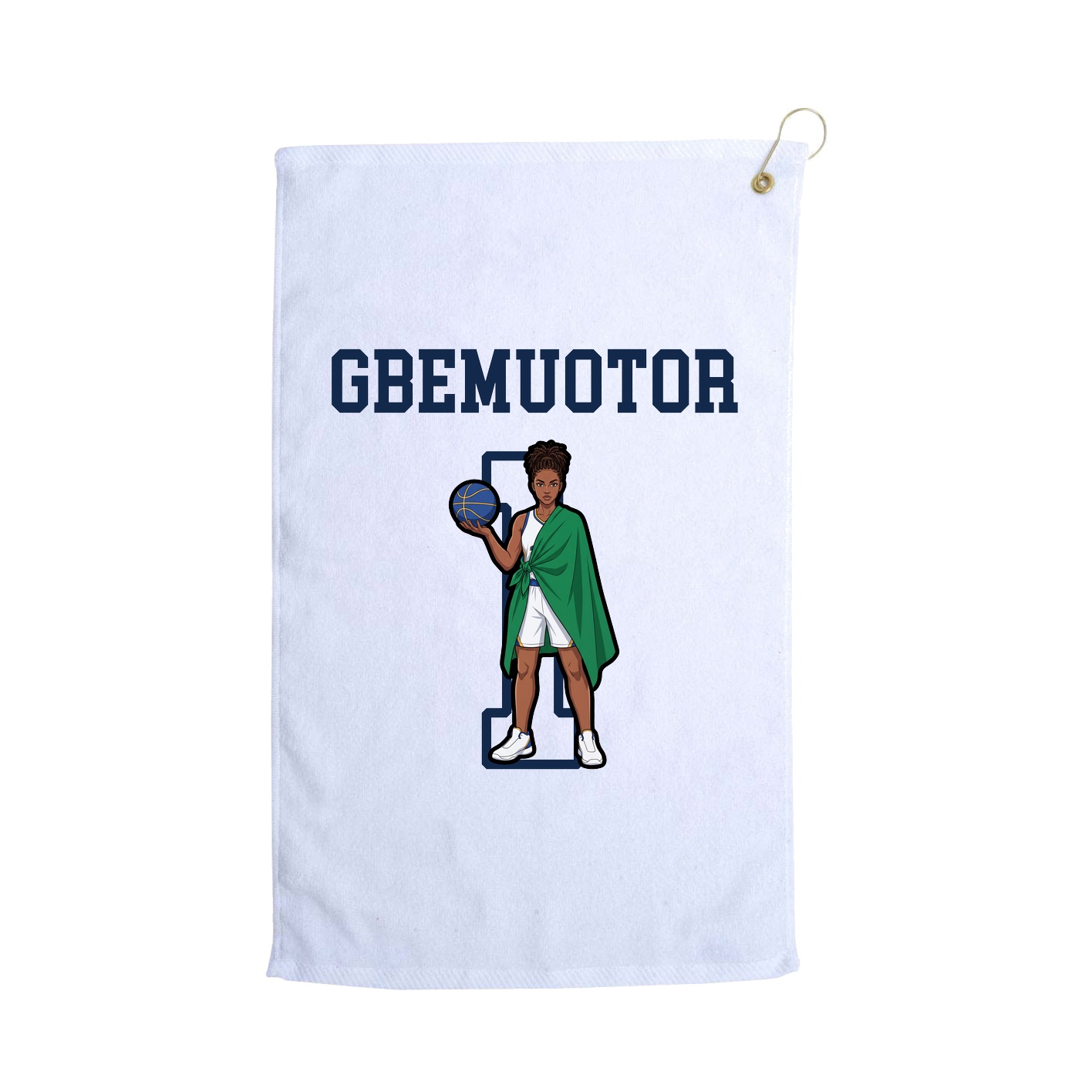Golf Towel — Shirsey in White