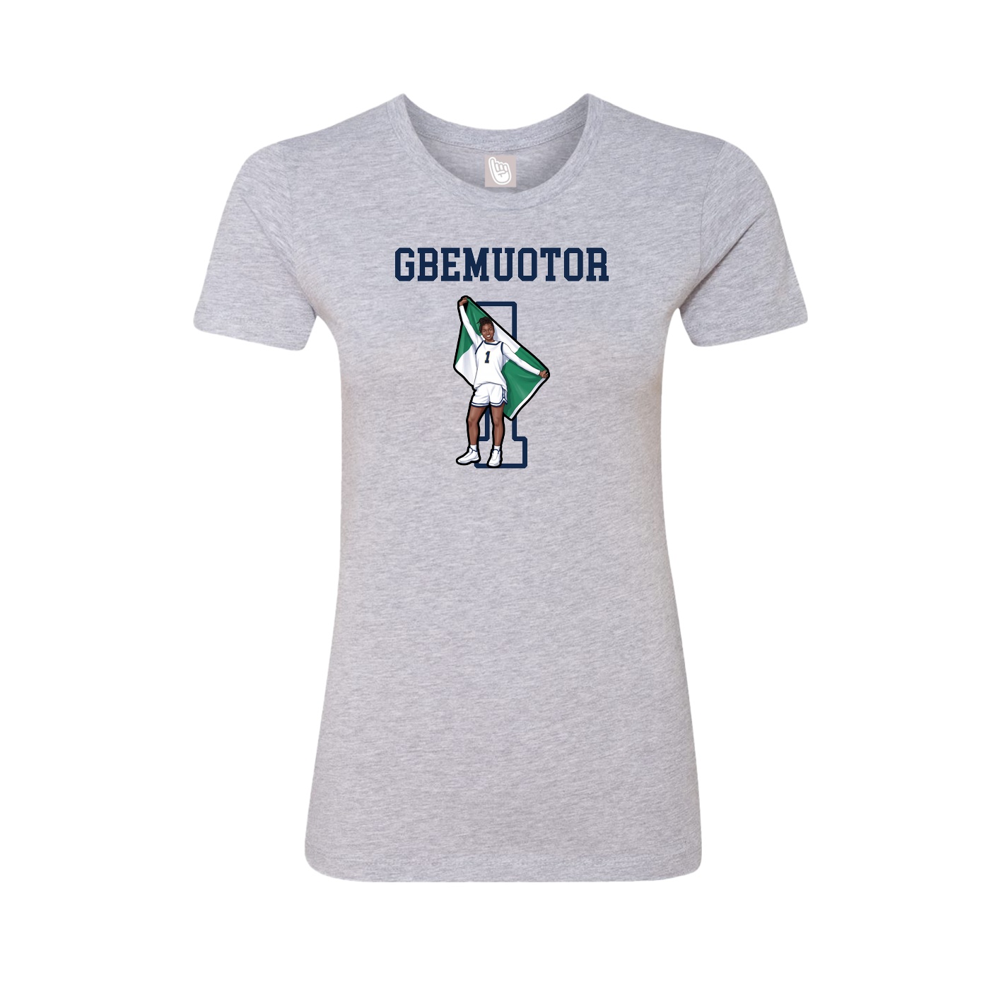 Fitted Women's Tee — Shirsey in Grey