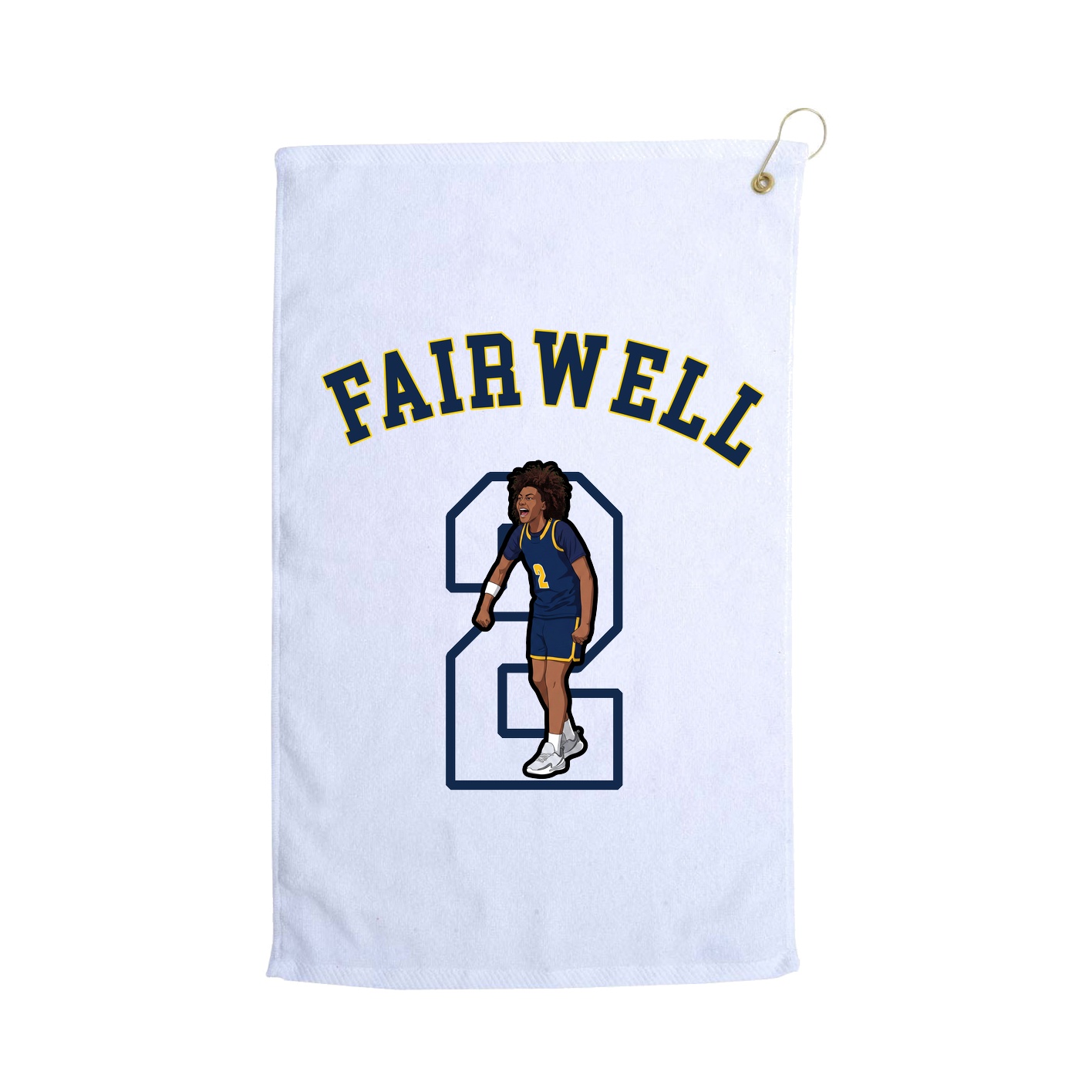 Golf Towel — Shirsey Arch in White