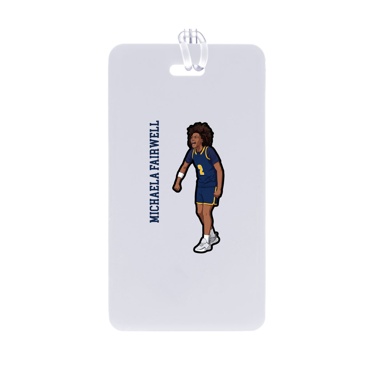 Bag Tag — Name Vertical in Classic