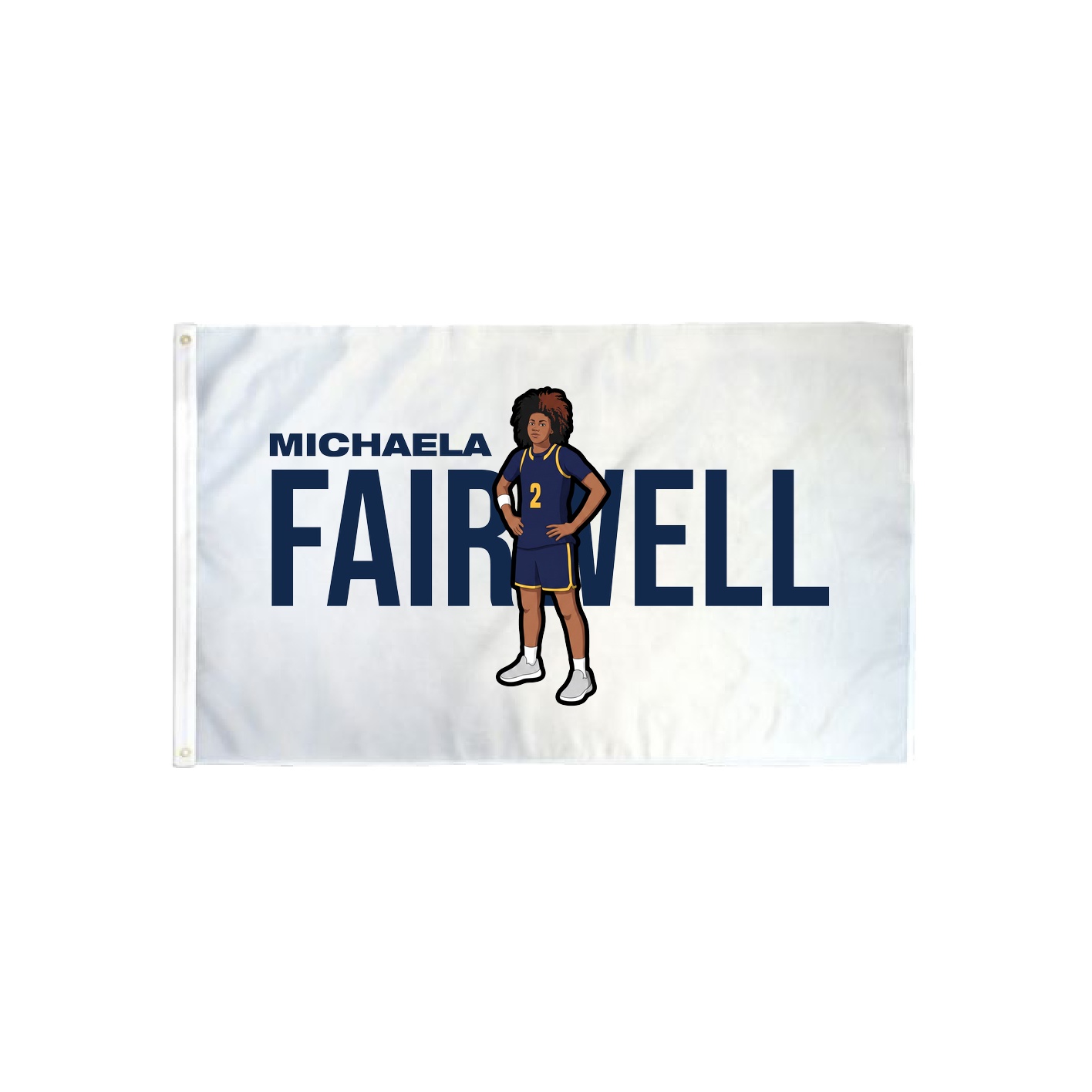 3x5 Flag — Player Name in Classic