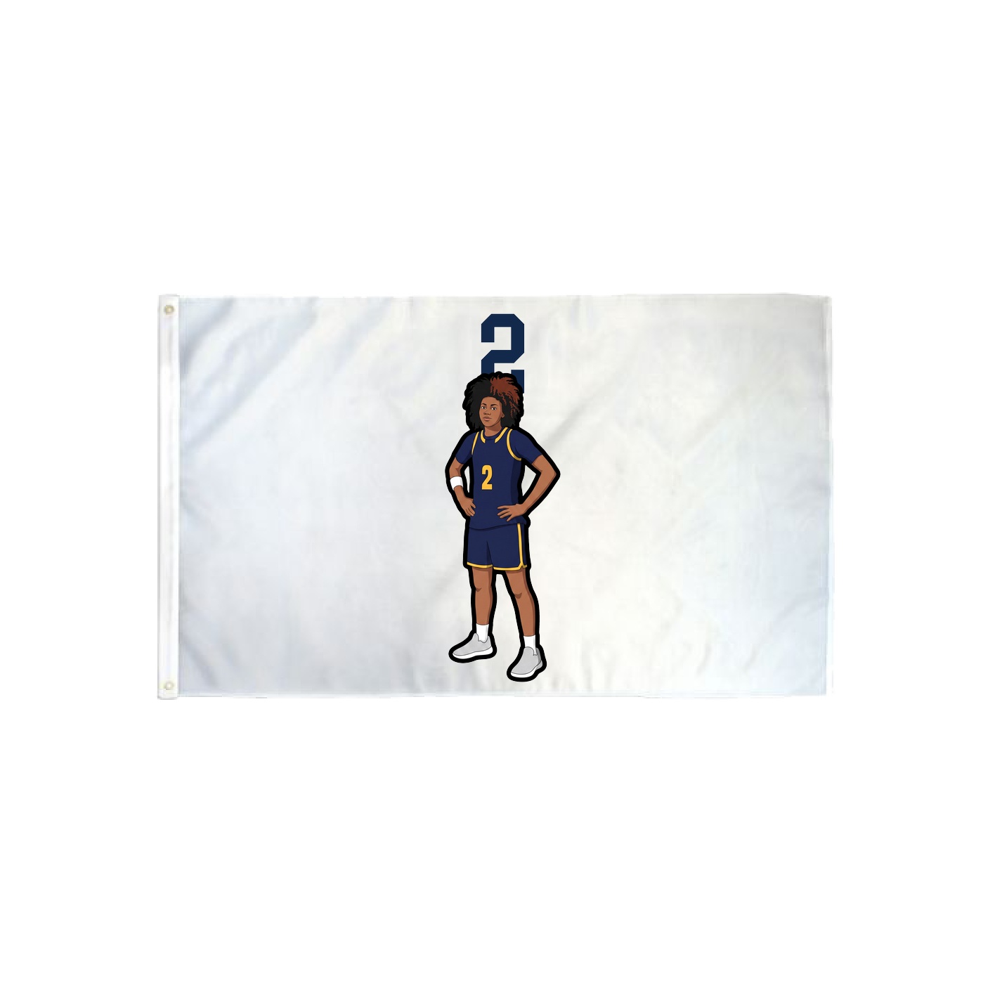 3x5 Flag — Number Top in Classic