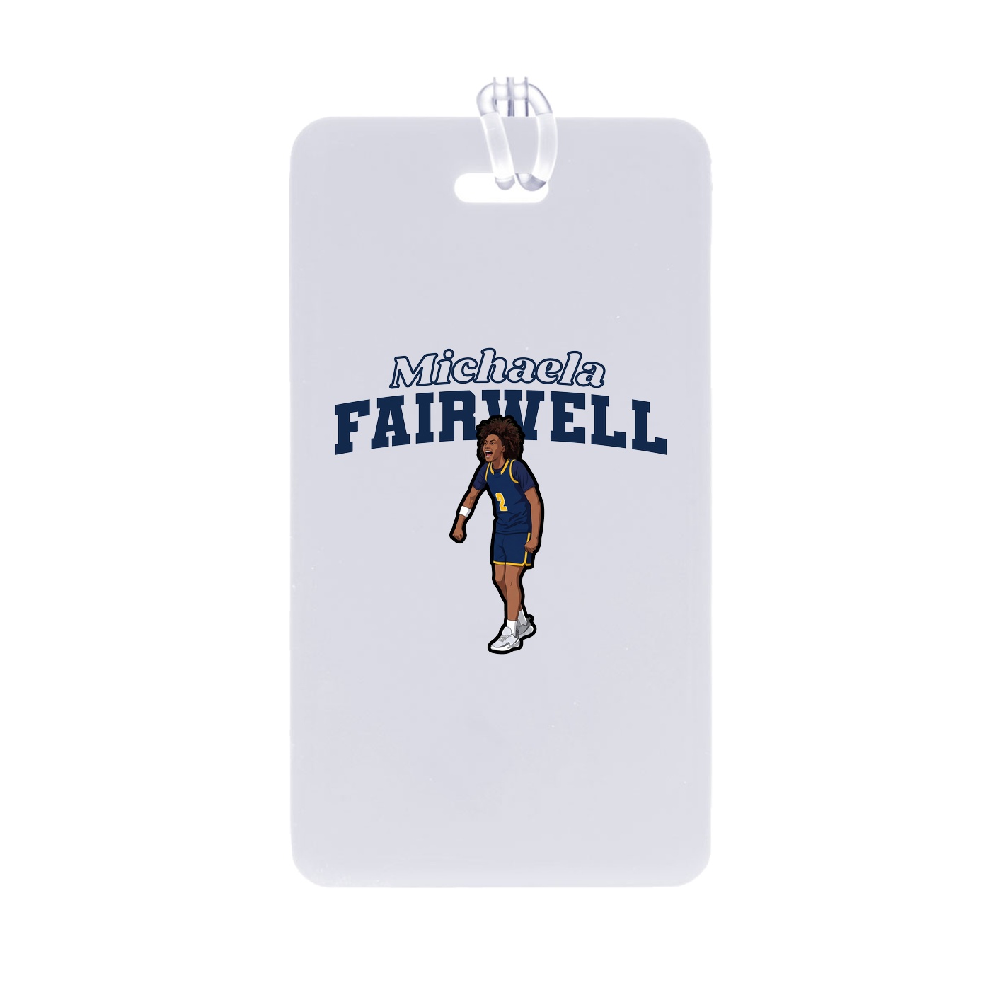 Bag Tag — Name Arch in Classic