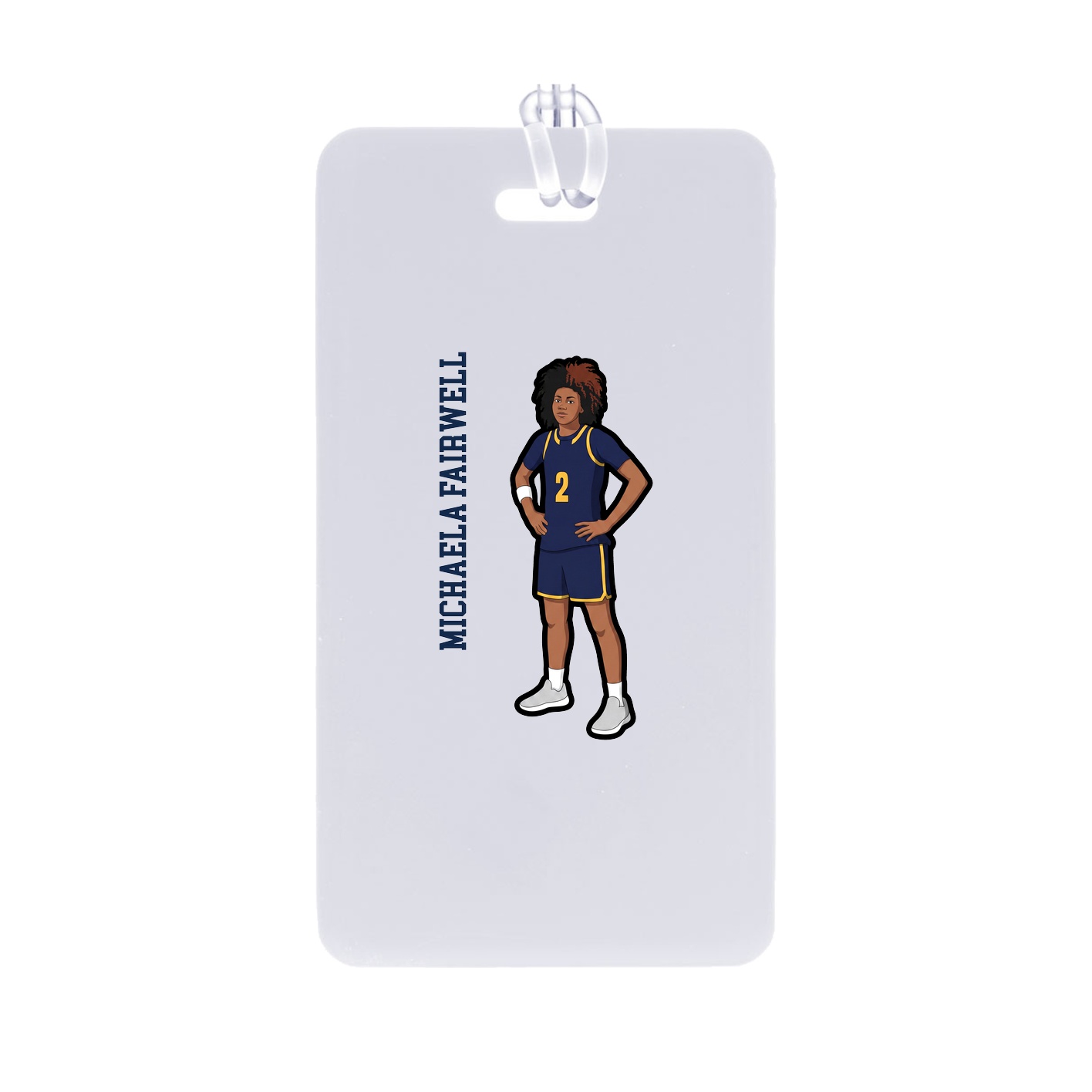 Bag Tag — Name Vertical in Classic