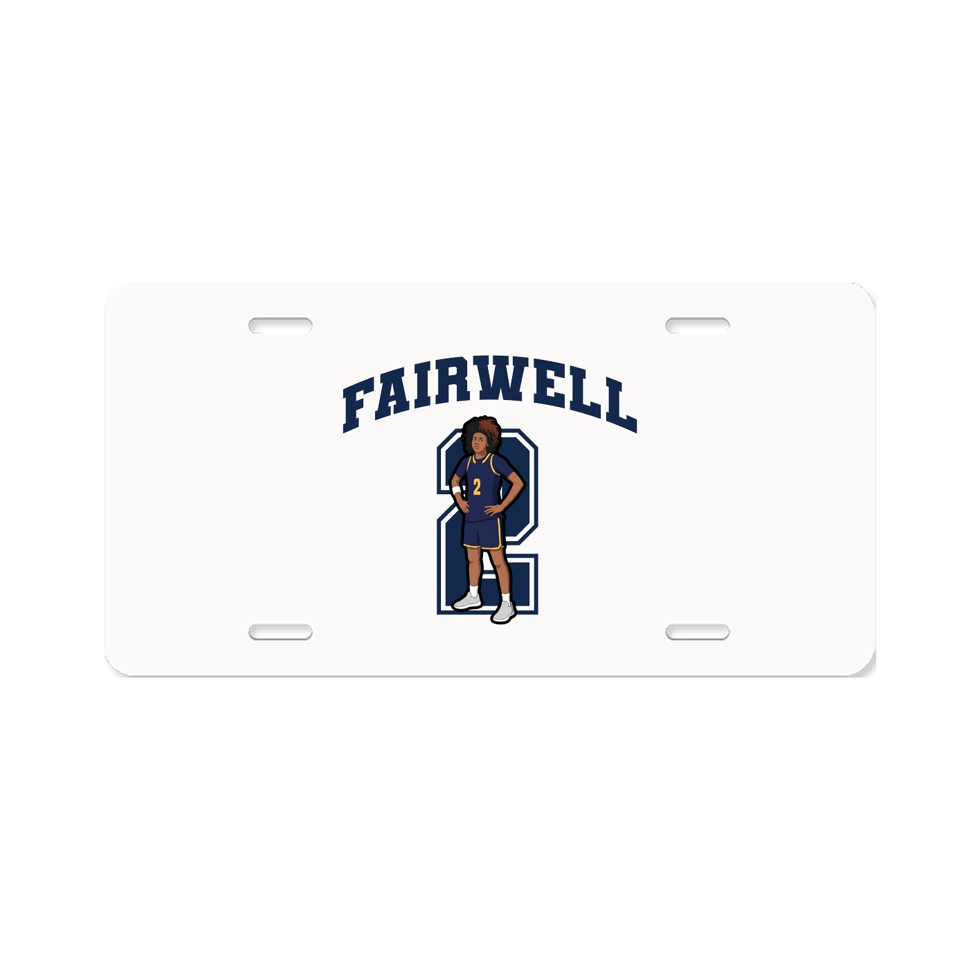 License Plate — Number in Classic