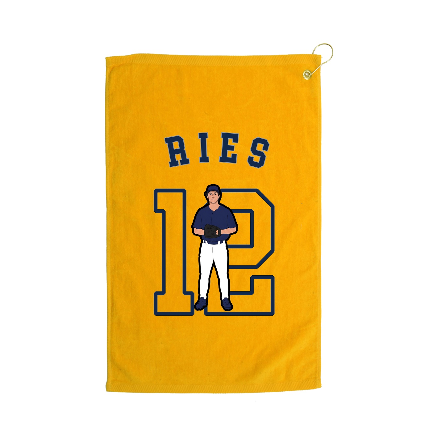 Golf Towel — Shirsey Arch in Gold