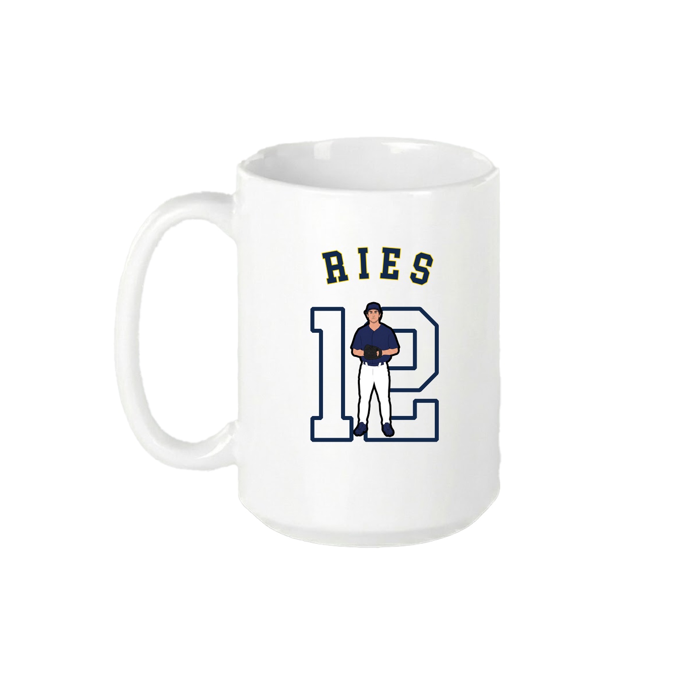 15oz Coffee Mug — Shirsey Arch in White