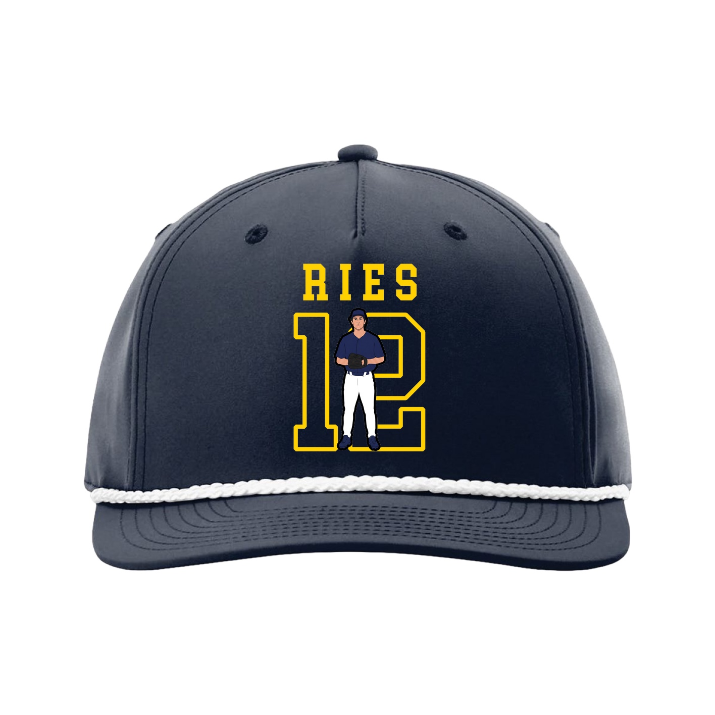 Five-Panel Classic Rope Cap — Shirsey in Navy