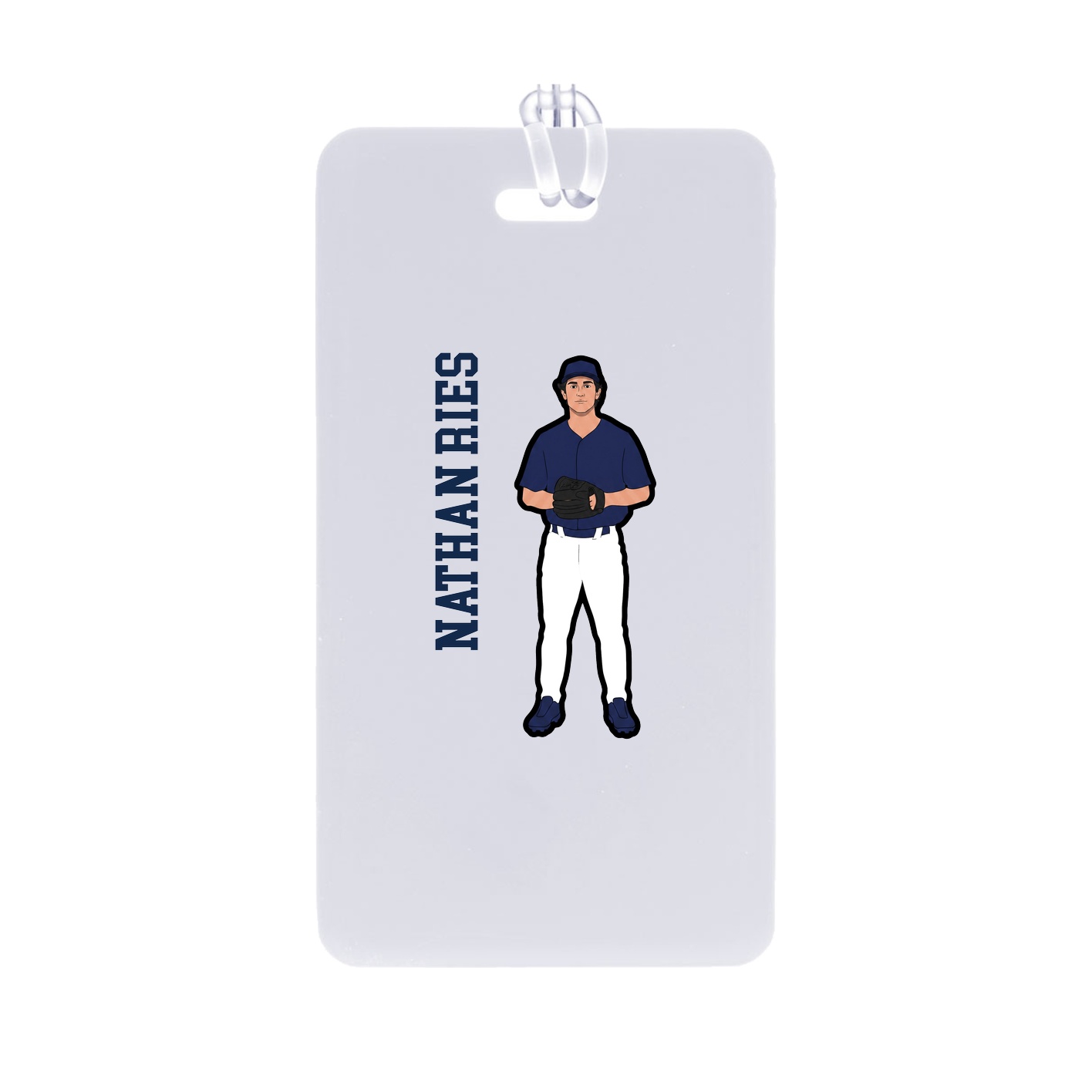Bag Tag — Name Vertical in Classic