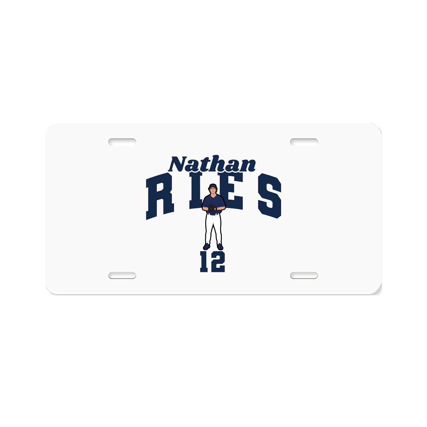 License Plate — Signature Arch in Classic