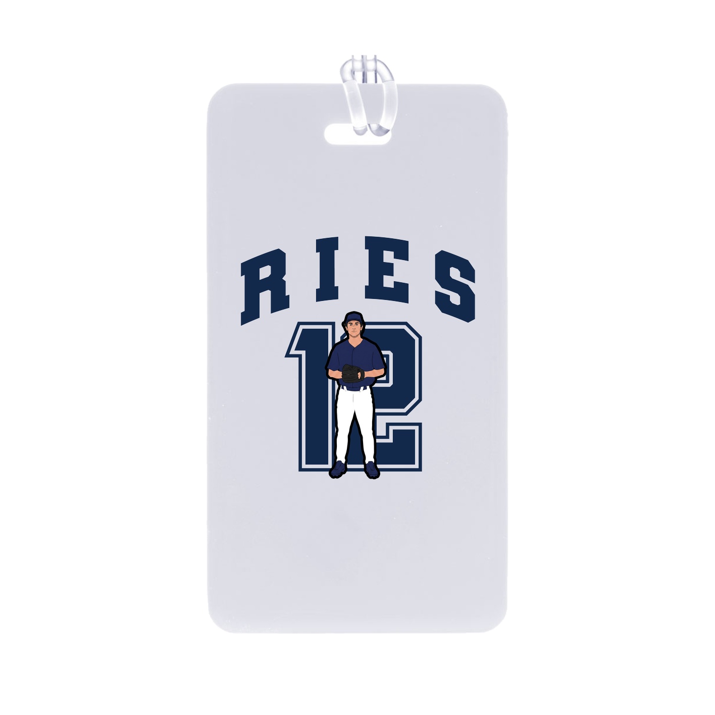 Bag Tag — Number in Classic