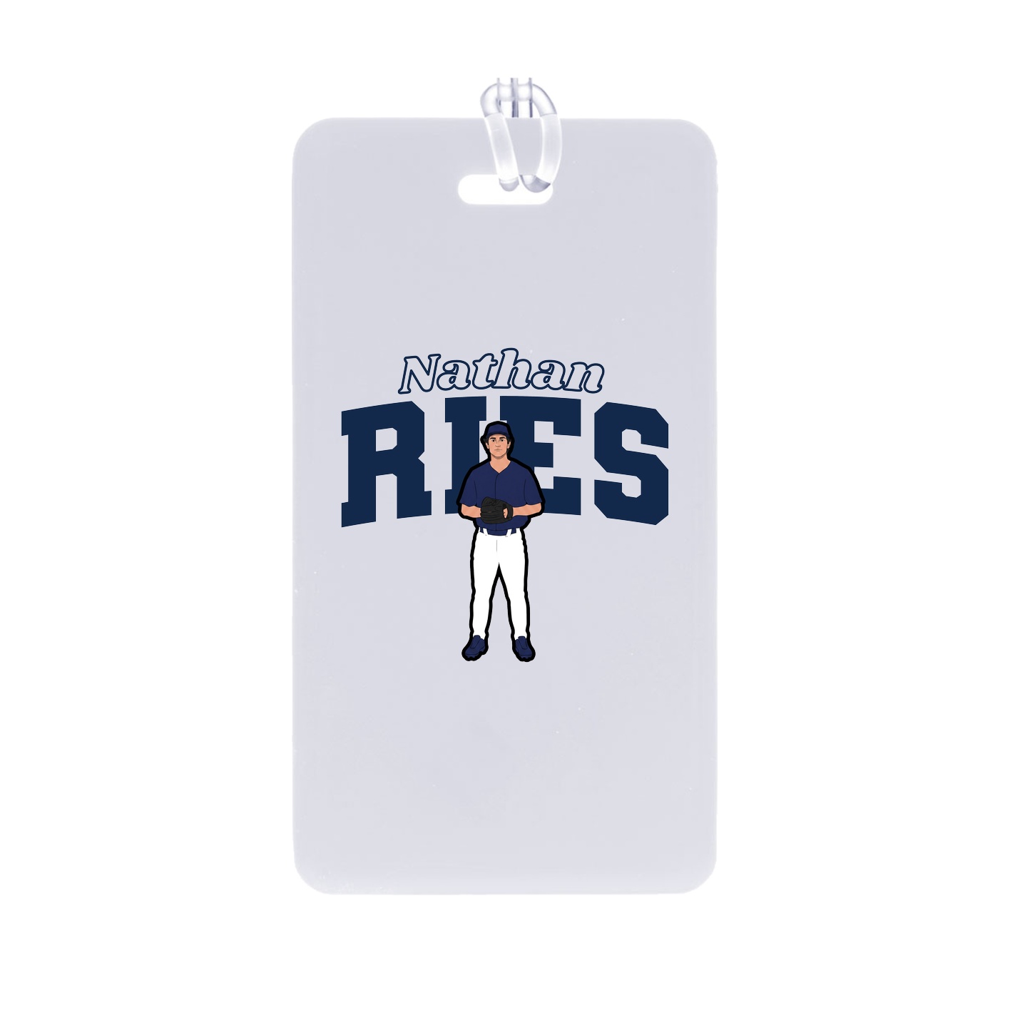 Bag Tag — Name Arch in Classic