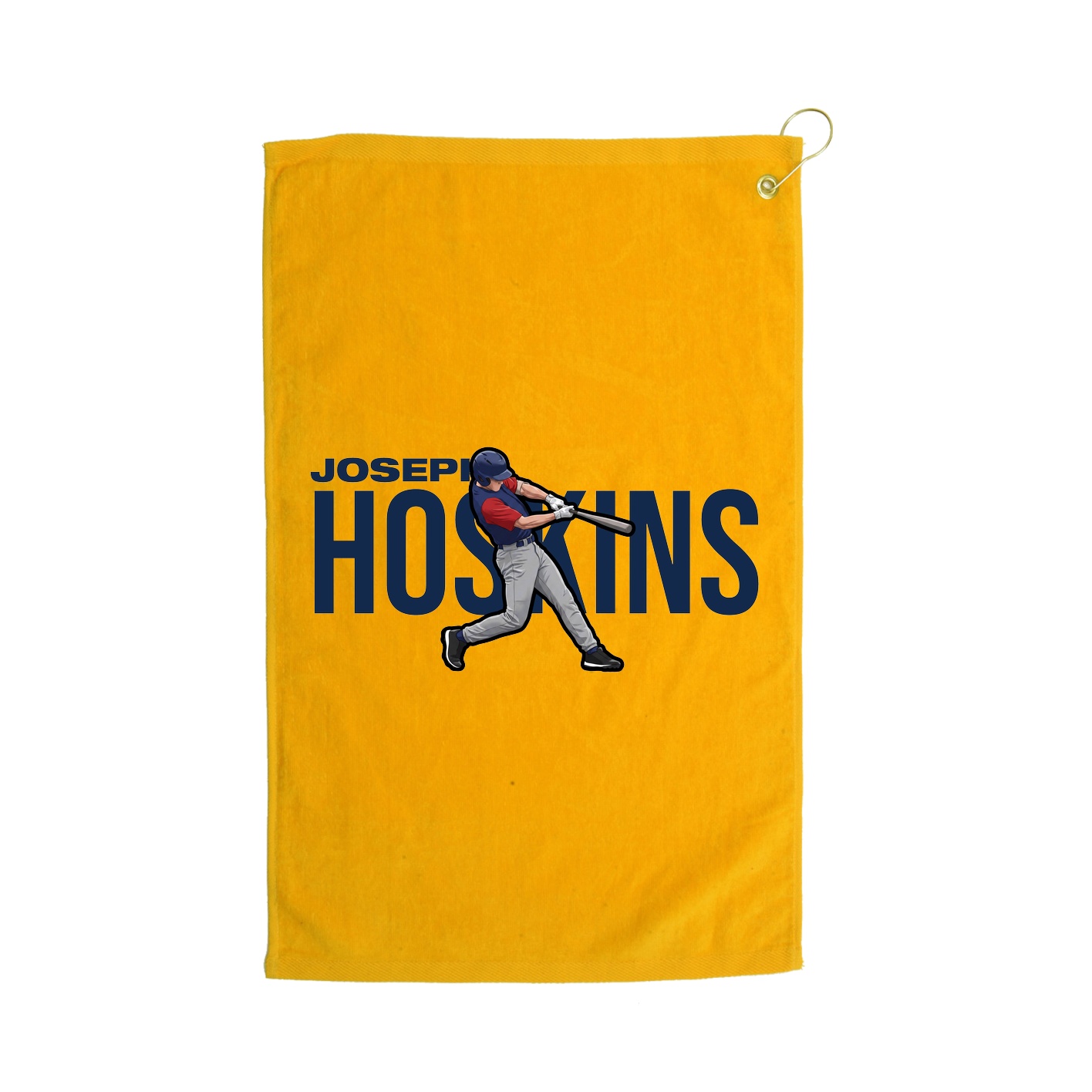 Golf Towel — Player Name in Gold