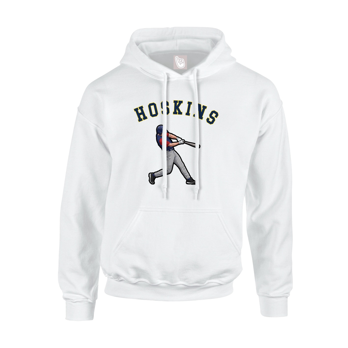 Hoodie — Shirsey Arch in White