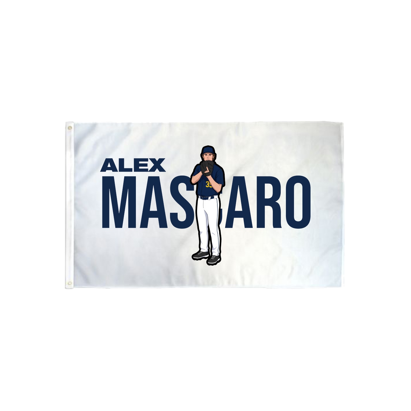 3x5 Flag — Player Name in Classic
