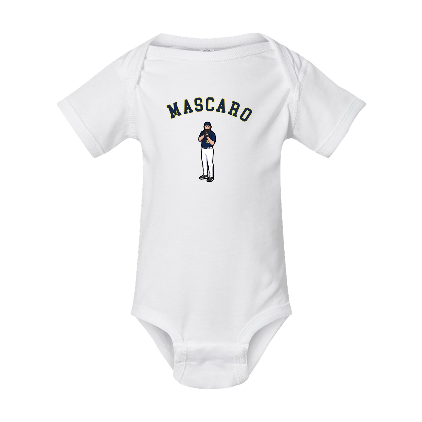 Baby Onesie — Shirsey Arch in White