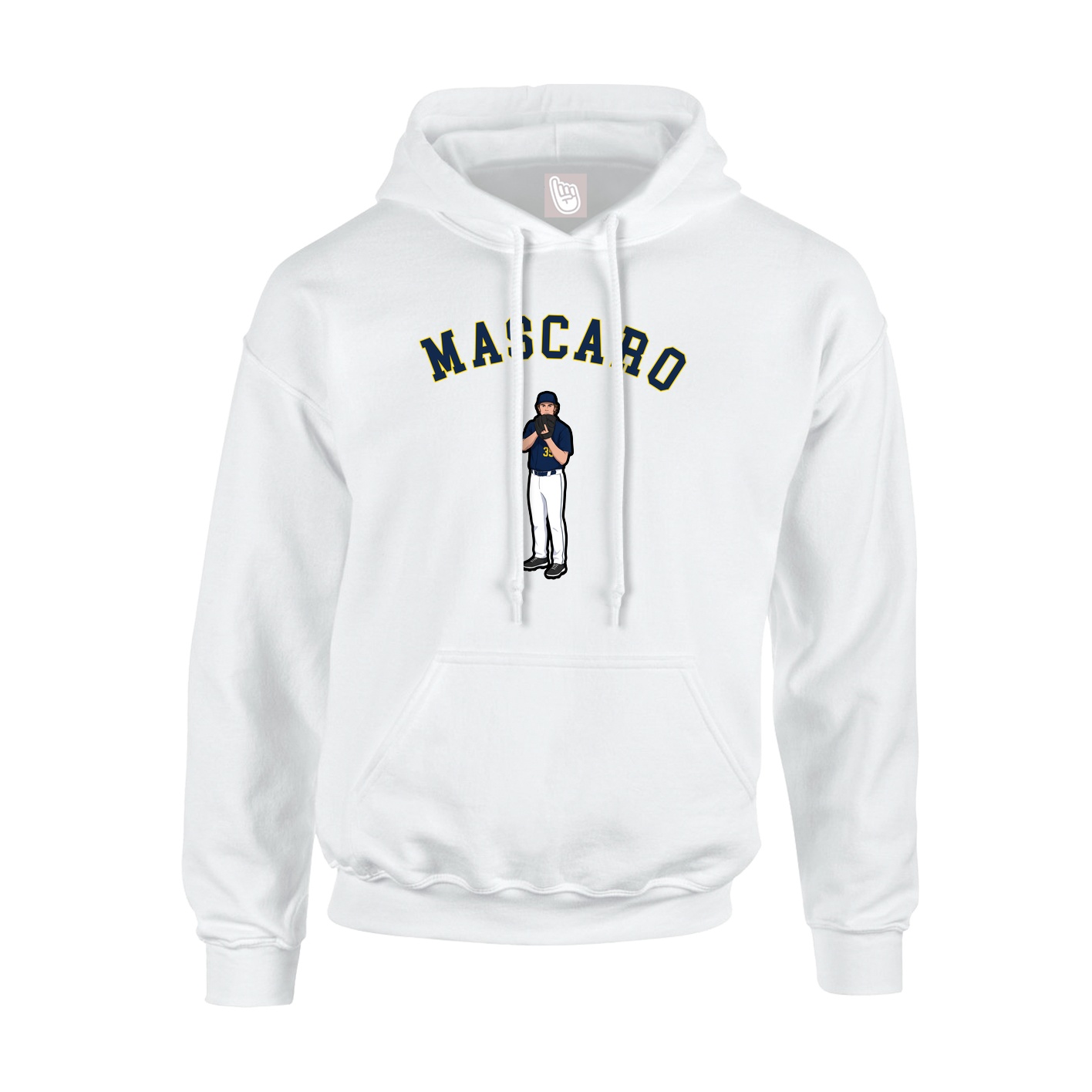 Youth Hoodie — Shirsey Arch in White