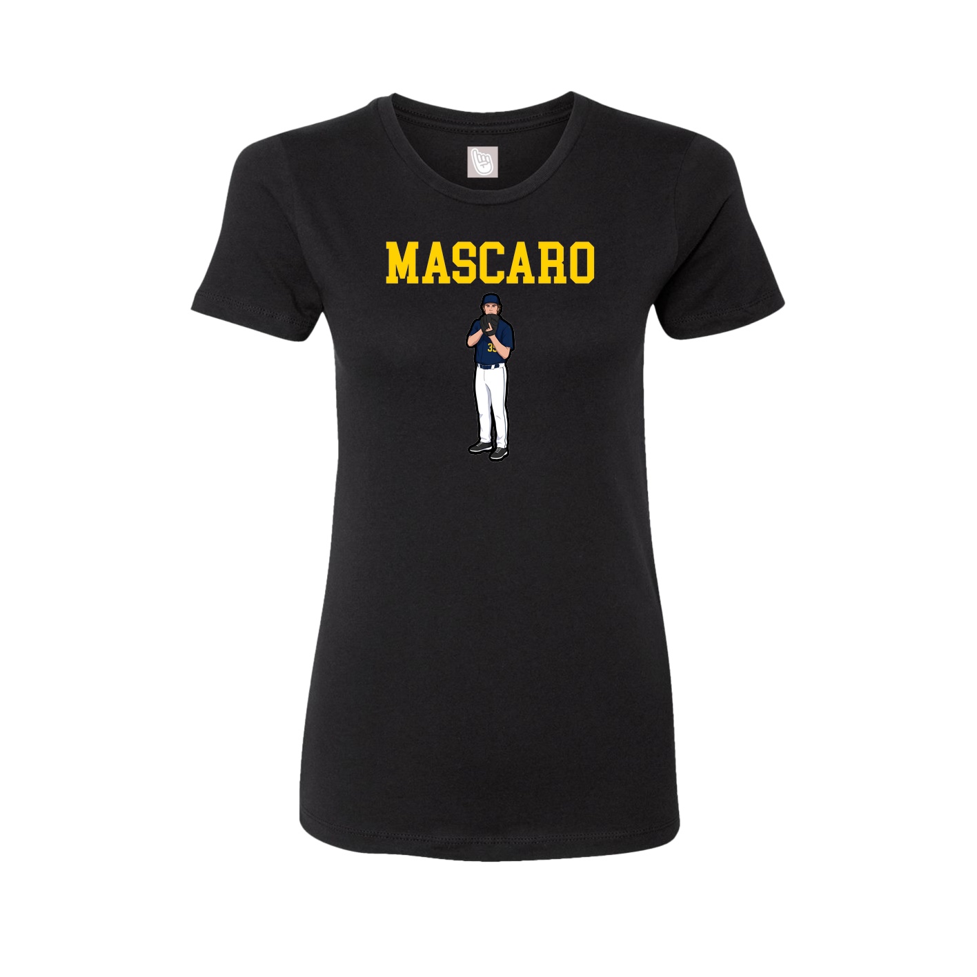 Fitted Women's Tee — Shirsey in Black