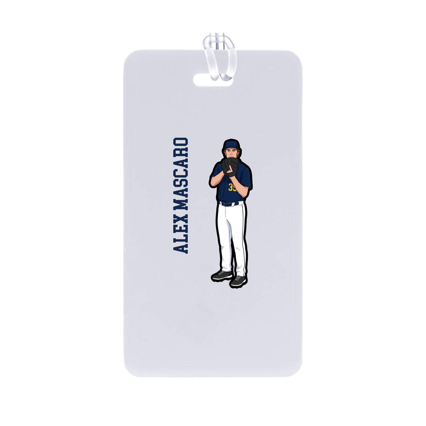 Bag Tag — Name Vertical in Classic