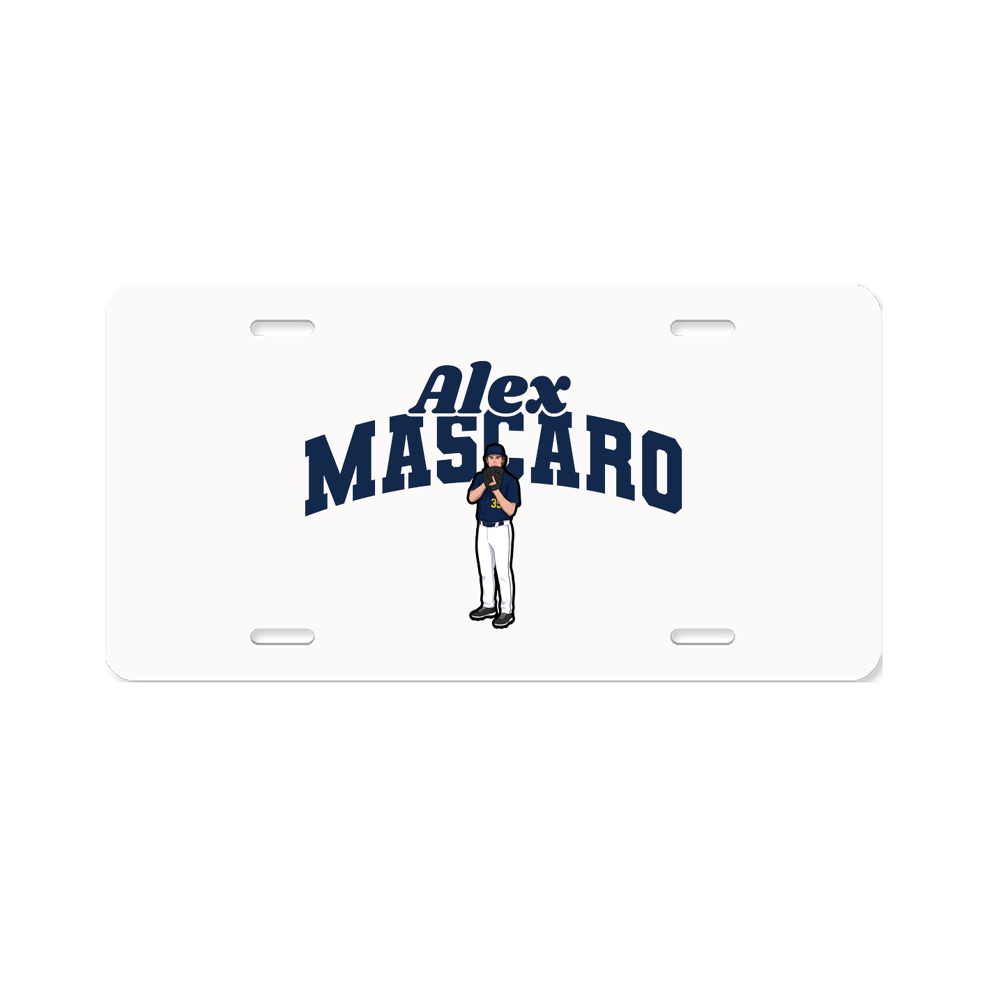 License Plate — Signature Arch in Classic