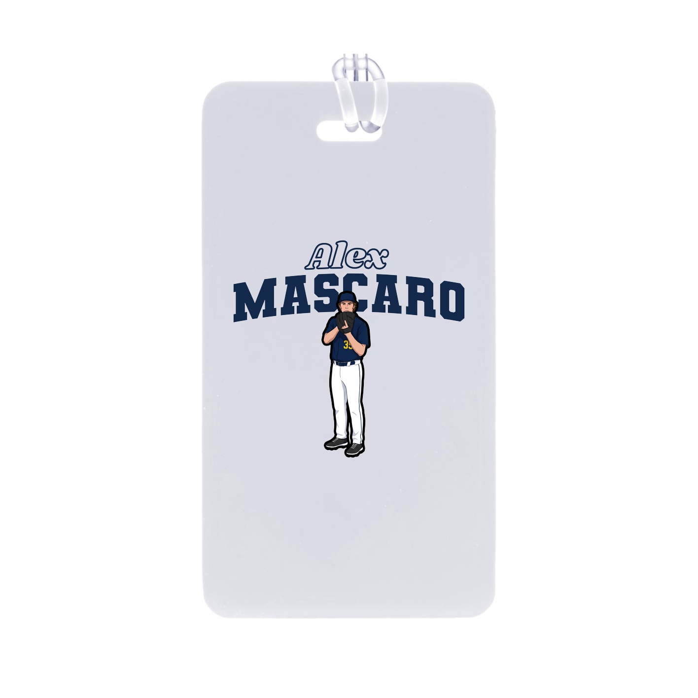 Bag Tag — Name Arch in Classic