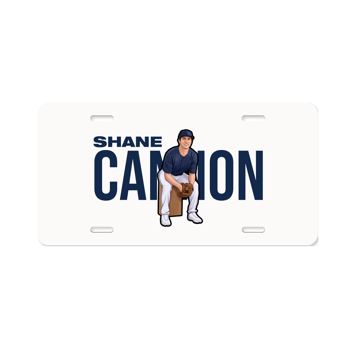 License Plate — Player Name in Classic