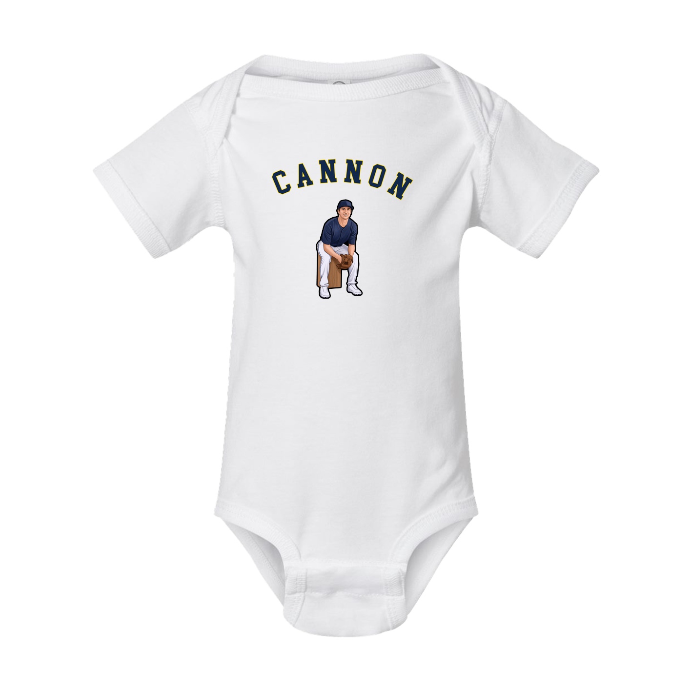 Baby Onesie — Shirsey Arch in White