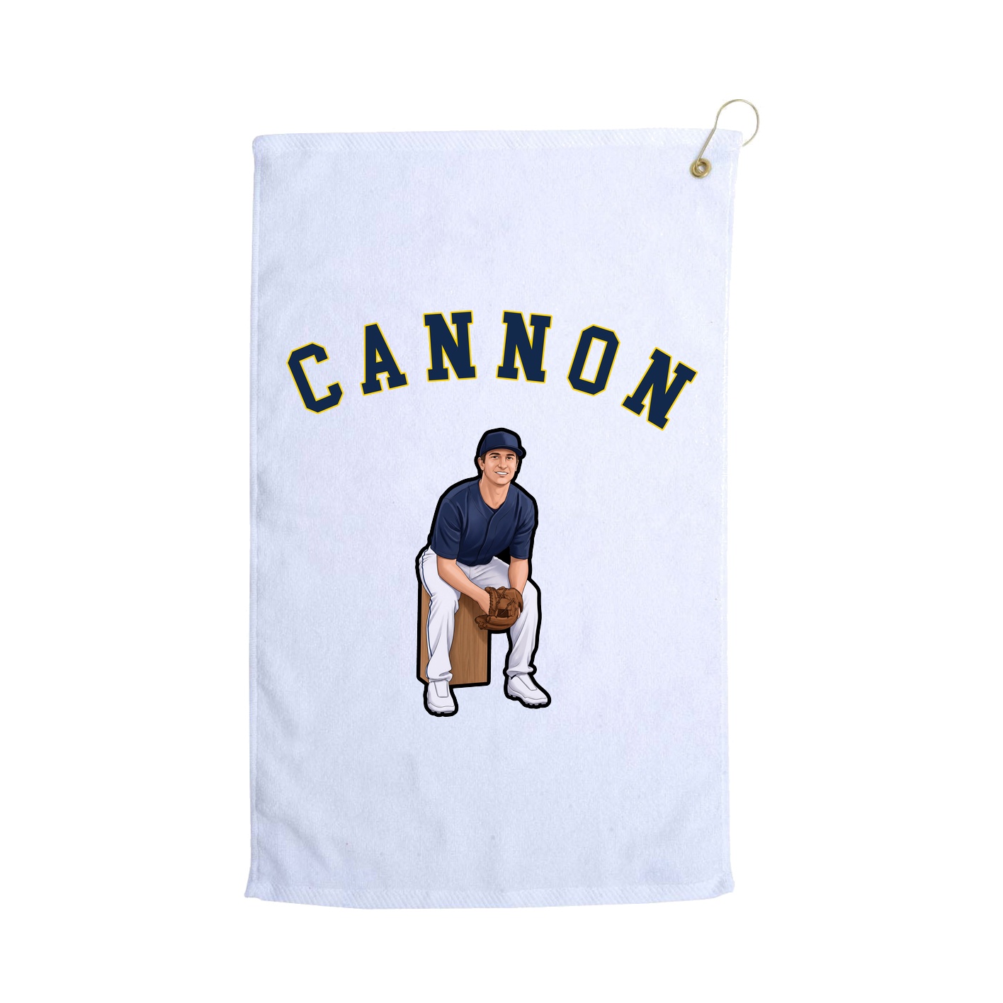 Golf Towel — Shirsey Arch in White